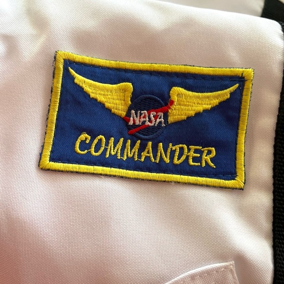 NEW Astronaut Space Commander Costume for Kids White and Black - Picture 4 of 15